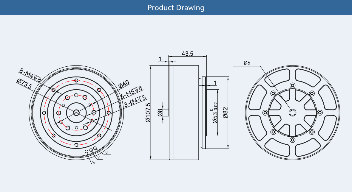 Cubermars AKE90-8 Высокомомент – обзор и цена Bldc Planetary Gear Motor 48V High Torque